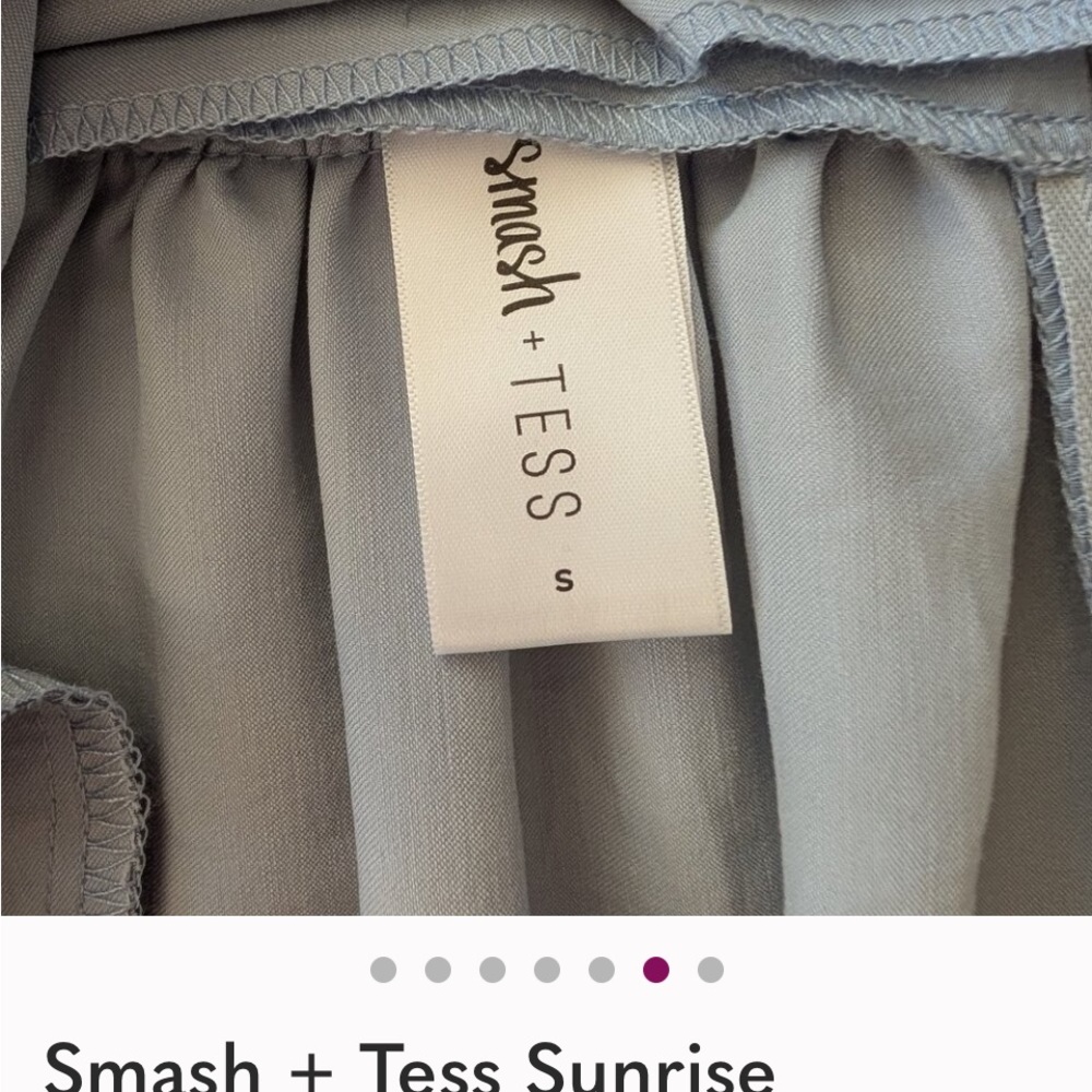 Smash + Tess pale blue sunrise mini dress - Picture 4 of 5